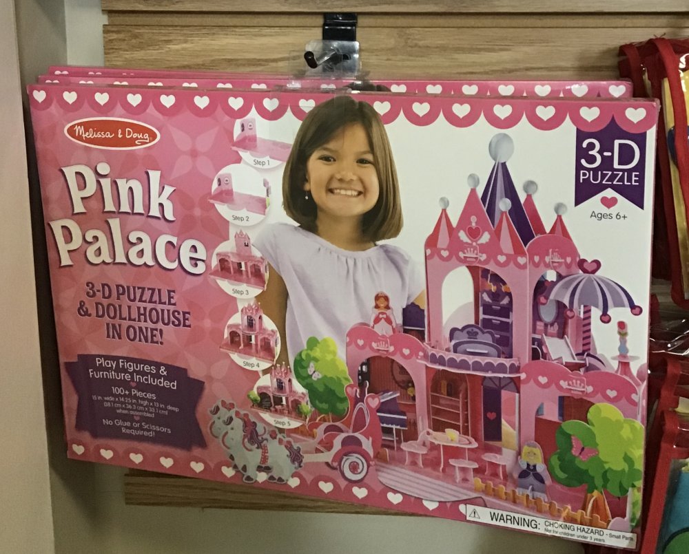 3-D Puzzle Pink Palace - Toys