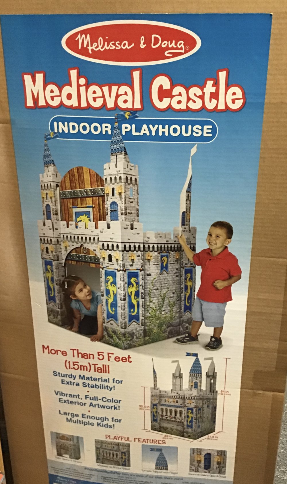 Indoor playhouse Medival castle - Toys