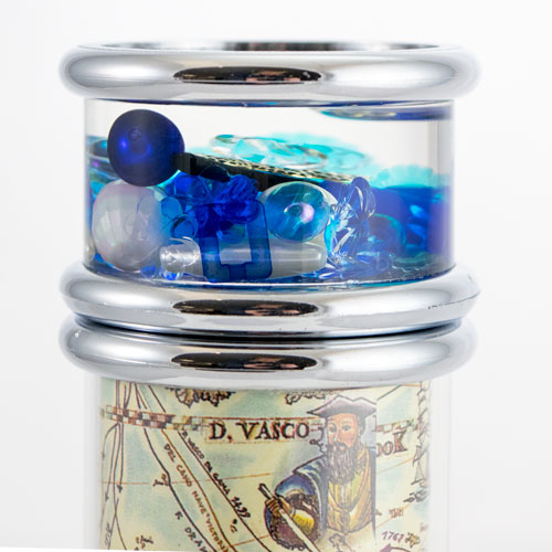 Kaleidoscope with Blue Beads Nautical - Decorative